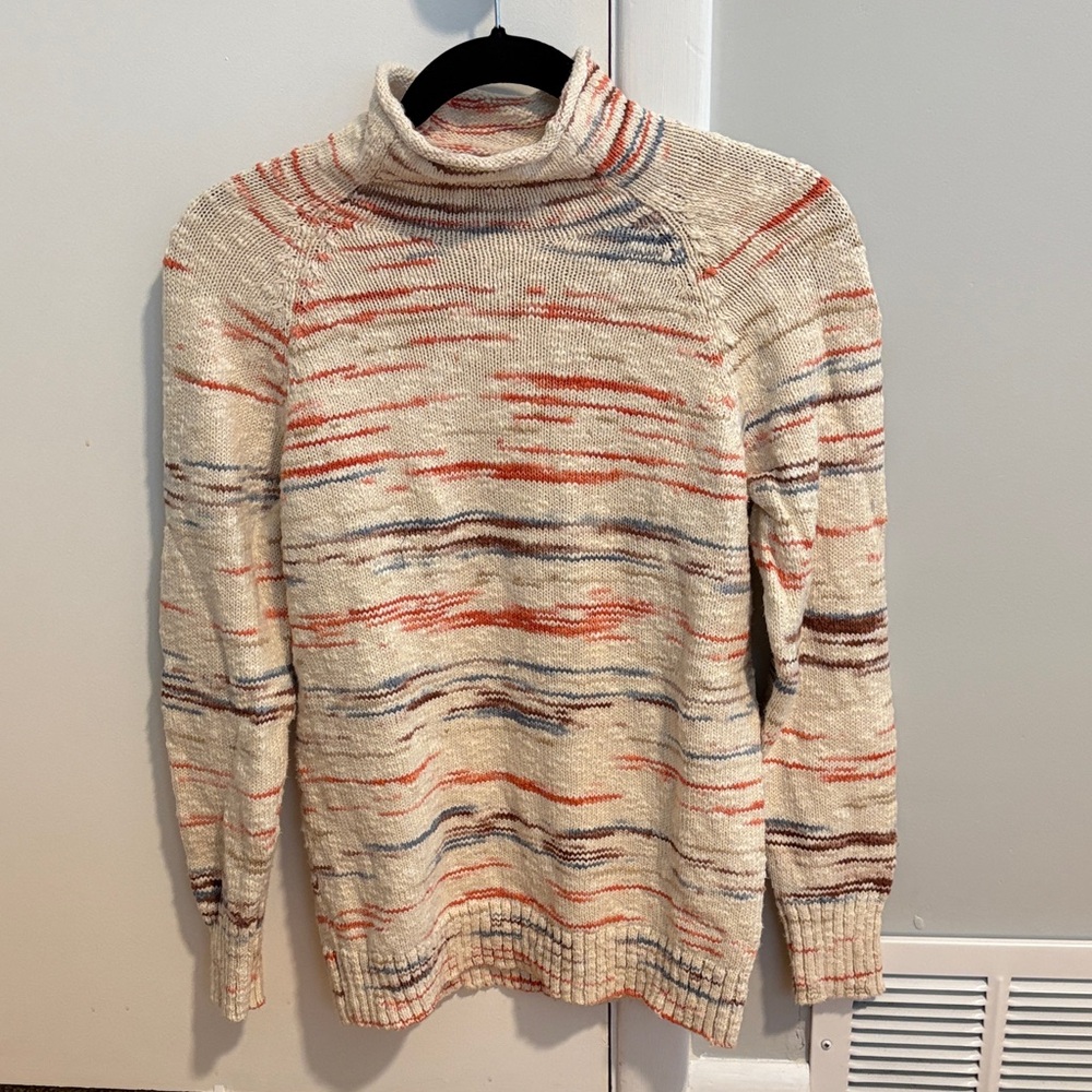 L.L. Bean Cotton Multicolor Striped women’s Sweater